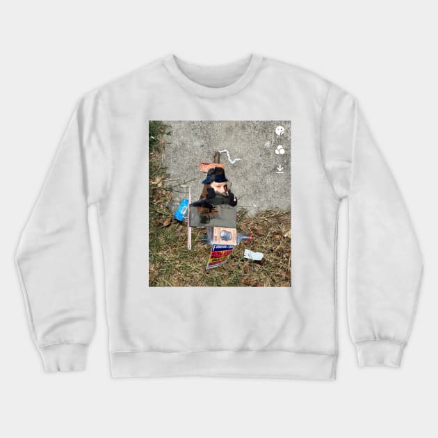 we'll glide around the globe and flimflam every nation Crewneck Sweatshirt by ephemeral city and cloth